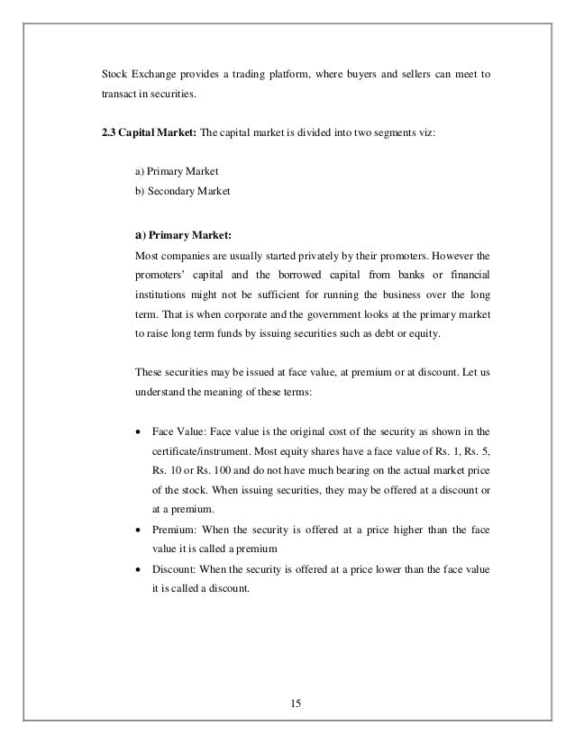 what is stock market stock market reflection essay